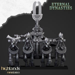 Highland Miniatures Eternal Pharaoh chariot - Picture 1 of 5