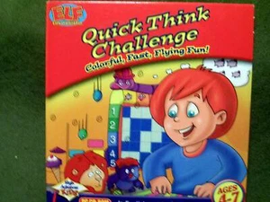 ELF Quick Think Challenge PC CD-ROM (English/Spanish) Ages 4-7 - Picture 1 of 2