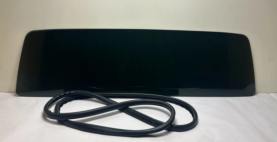 Fits 1980-1996 Ford F100 F150 F250 Back Glass Rear Window Dark Tinted w/ Gasket - Image 1 of 1