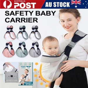 Adjustable Infant Baby Carrier Wrap Sling Hip Seat Newborn Backpack Breathable - Picture 1 of 18