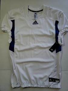 Men’s Adidas football Jersey AZ9298 Techfit hyped Blue White Size XL MSRP $80 - Picture 1 of 5
