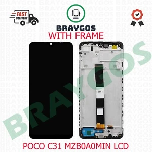 Ersatz für XIAOMI POCO C31 MZB0A0MIN Touchscreen LCD Display mit Rahmen - Bild 1 von 3