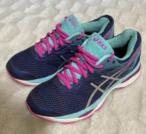 Asics Gel-Cumulus 17 Women's Running Shoes Sz 6 Blue Pink T6C8N F911216 - Picture 1 of 8