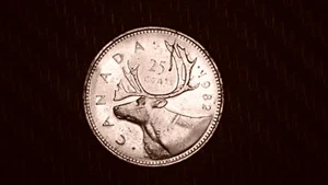 Canada 25 Cents 1982 Coin - Good Condition - Picture 1 of 2