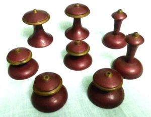 PIEZAS DE AJEDREZ DE MADERA VINTAGE INDIA COLORES SURTIDOS 33 PIEZAS - Imagen 1 de 9