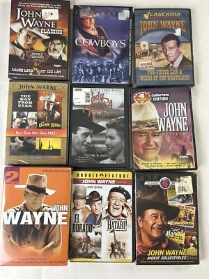 John Wayne DVD Lot 26 Movies New Factory Sealed - Image 1 of 4