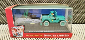 Vintage Metal Car Atlas Spirou Fantasio Jeep MB The Dictator ... 1/43 - Picture 1 of 10