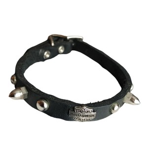 harley davidson spiked dog collar