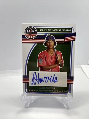 2023 USA Stars & Stripes JASON HARRIS JR Auto BLUE FOIL AUTO - Image 1 of 4