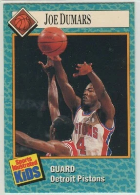 1989 Sports Illustrated for Kids Insert #91 Joe Dumars Detroit Pistons - Image 1 of 2