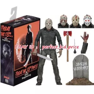 Jason Voorhees NECA Friday The 13th Ultimate Part 5 Action Figure Toys In Stock - Picture 1 of 13