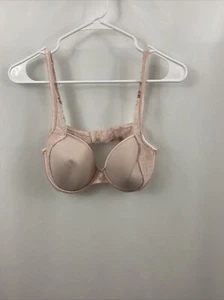 Victoria’s Secret Angels Lined Demi Pink Lace 34DD Full Coverage Bra - Picture 1 of 12