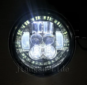 Faro negro de motocicleta con ojo de ángel para Vespa Primavera 50/150 2015-2017 - Imagen 1 de 7