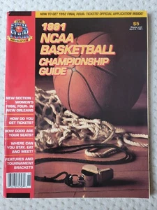 Guía del Campeonato de Baloncesto NCAA 1991 de Colección UNLV, DUKE, Bobby Hurley - Imagen 1 de 7