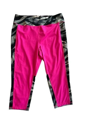 全新无标签 3XL Lularoe Rise Fearless 高腰,Capri 长度,锻炼健身打底裤 — 第 1/4 张图片