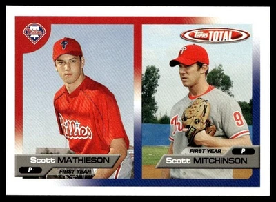 2005 Topps Total Scott Mathieson/Scott Mitch Rookie Philadelphia Phillies #737 - Image 1 of 2