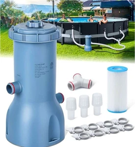 Pro Series 1000 GPH oberirdische Pool Filterpumpe, leistungsstarke Pool Kartuschenfilter - Bild 1 von 14
