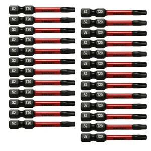 TMAX 25pc Torx T20, 2 " Long Screwdriver Insert Bit with 1/4 " Hex-Shank - Picture 1 of 4