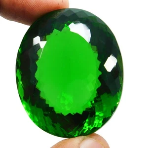 Natural 240 Carat Green Tsavorite Garnet Oval Cut Loose Gemstone_CERTIFIED - Picture 1 of 8