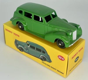 Dinky Toys Packard Eight Sedan No.39A, Norev-DeAgostini Reissue - Mint In Box - Picture 1 of 19