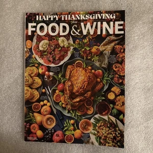Food & Wine Magazin November 2025 kostenloser Versand brandneu 100 Seiten Thanksgiving - Bild 1 von 2