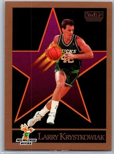 1990-91 SkyBox #160 Larry Krystkowiak Milwaukee Bucks - Bild 1 von 2