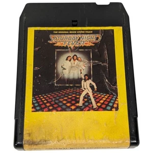 Saturday Night Fever Sound Track 8 track Tape RSO 8t 2 4001 - Imagen 1 de 3