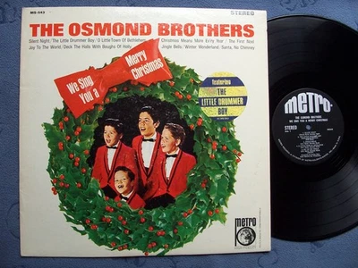 The Osmond Brothers...We Sing You A Merry Christmas...Hype Sticker STEREO LP Foto 1 de 3