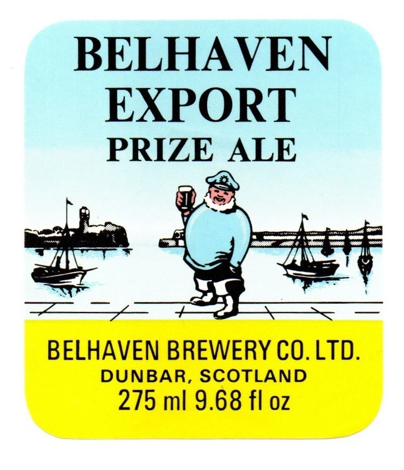 Scotland - Vintage Beer Label - Belhaven Brewery, Dunbar - Export Prize Ale - Image 1 of 1