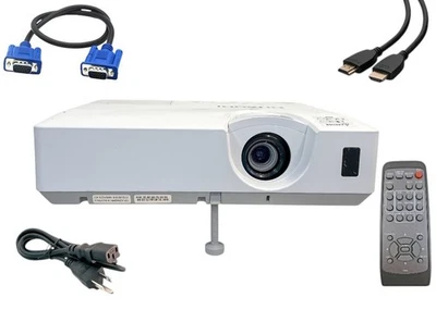 Hitachi CP-X2542WN Home Theater/Office Projector BUNDLE Remote HDMI etc  3K HRS - Image 1 of 4