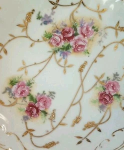 Vintage Meissen Porcelain Compote Serving Dish Hand Painted Crossed Arrows 7440 - Picture 1 of 10