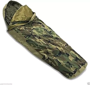 USGI MILITARY WOODLAND GORE-TEX BIVY SLEEPING BAG COVER 8465-01-445-6274 EXCEL. - Picture 1 of 1