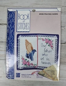 Designs For The Needle Counted Cross Stitch 6306 Praying Hands Book of Stitches - Picture 1 of 2