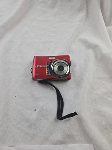 Polaroid i1237 12MP Digital Camera Red. Digi Cam, 3X, Tested Works - Picture 1 of 4