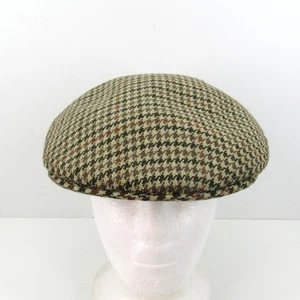 The Celebrated Warwick Caps London braun Tweed 100% Wolle Zeitungsjungenmütze Größe 7 1/8 - Bild 1 von 11