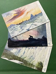 Raphael Tuck Oilette Postcards – Arctic Regions Set of 3, A. Operti - Picture 1 of 11