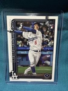 2025 Topps Serie 2 Baseball #573 Hyeseong Kim - Los Angeles Dodgers RC - Bild 1 von 10