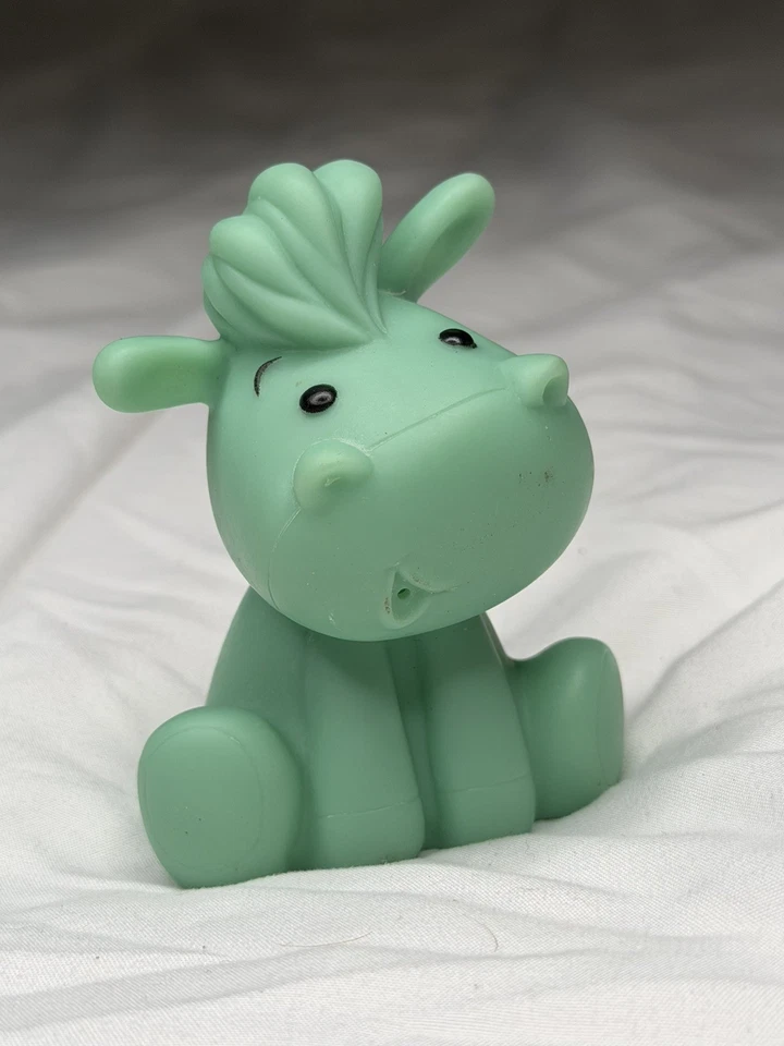 Banheira Infantino O'Toys cavalo azul pônei brinquedo de banho crianças fingem brincar - Imagem 1 de 4