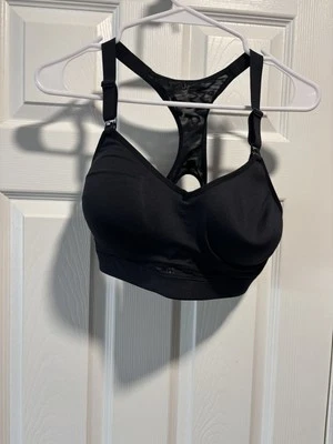 Sujetador deportivo Old Navy Active Go-Dry negro talla 36D Foto 1 de 4