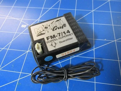 ModelCraft 7/14 FM 35MhZ Doppel Superhet receiver/empfanger -USED - Image 1 of 4