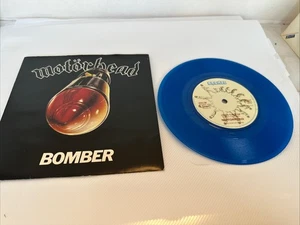 MOTORHEAD - Bomber / Over The Top BLUE VINYL 1979 Bronze Records 7” - Bild 1 von 6