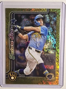 Sal Frelick 2025 Topps Series 2 Gold Holo Foil 47/50 Milwaukee Brewers #651 FS - Bild 1 von 13