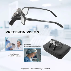 5.0X Dental Medical Binocular Ergo Loupe Magnifying Optical Glass ENT Surgery CE - Picture 1 of 24