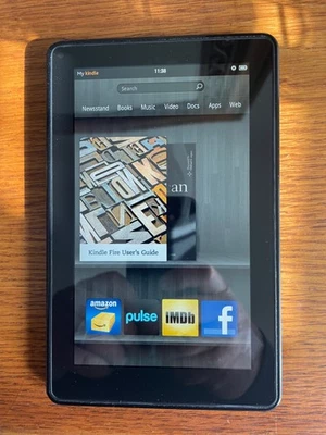 Amazon Kindle Fire (1st Generation) 250MB, 3G (Unlocked), 6in - Black - Image 1 of 3