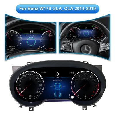 Cuadro de instrumentos digital de 12,3" Carplay para Benz Clase A/GLA/CLA W176 2014-2019 Foto 1 de 4