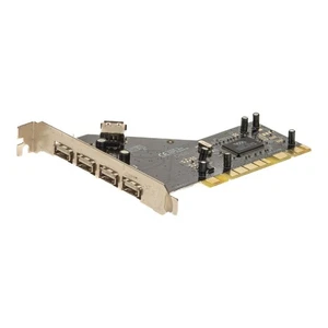 Syba SD-U2VIA6212-4L Via VT6212L 4+1 USB Host Controller PCI Card - Picture 1 of 2
