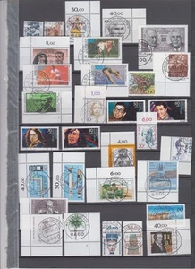 Briefmarken Sammlung  Bund BRD 1988  komplett,  gestempelt  (V8 ) - Bild 1 von 2