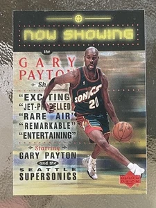 1999 Upper Deck Gary Payton Now Showing Insert Card #25 - Picture 1 of 2