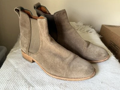 Botas Chelsea Ariat Gamuza Cuero Marrón Para Mujer 9.5 Pull On Foto 1 de 4