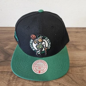 Mitchell & Ness Boston Celtics Mütze geflickt grün/schwarz verstellbar Druckknopflasche - Bild 1 von 8